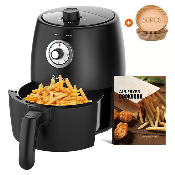 MOOSOO Kitchen Moosoo Air Fryer 2qt Hot Air Fryer Cooker Includes